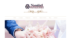 Desktop Screenshot of namidael-photographies.com